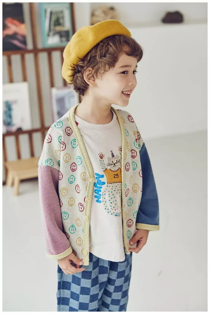 Mimico - Korean Children Fashion - #littlefashionista - Smile Cardigan - 2