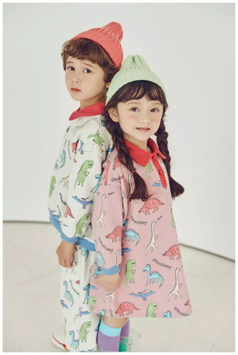 Mimico - Korean Children Fashion - #littlefashionista - Dino One-piece - 5