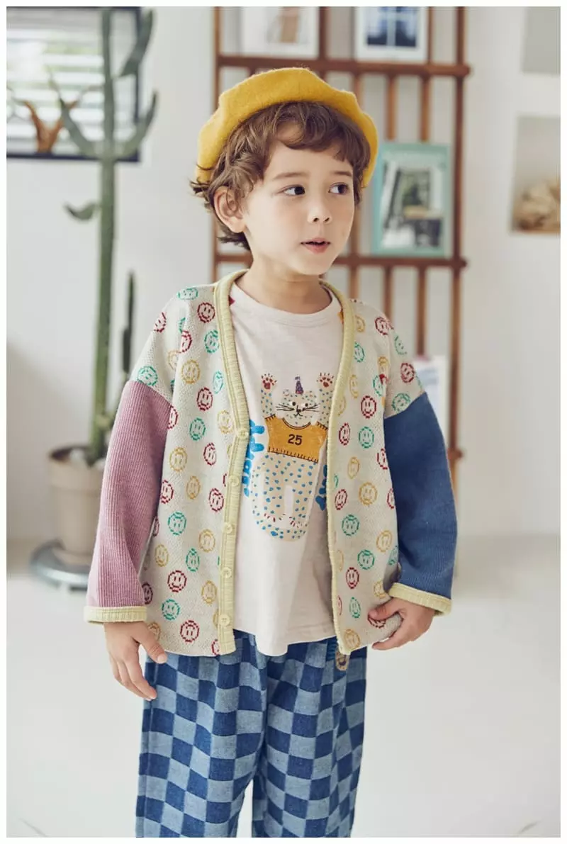 Mimico - Korean Children Fashion - #magicofchildhood - Smile Cardigan - 4