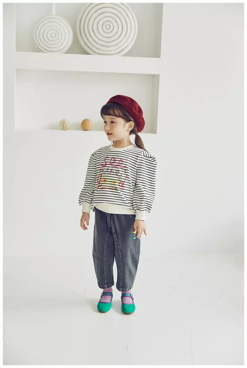 Mimico - Korean Children Fashion - #minifashionista - Happy Flower Tee