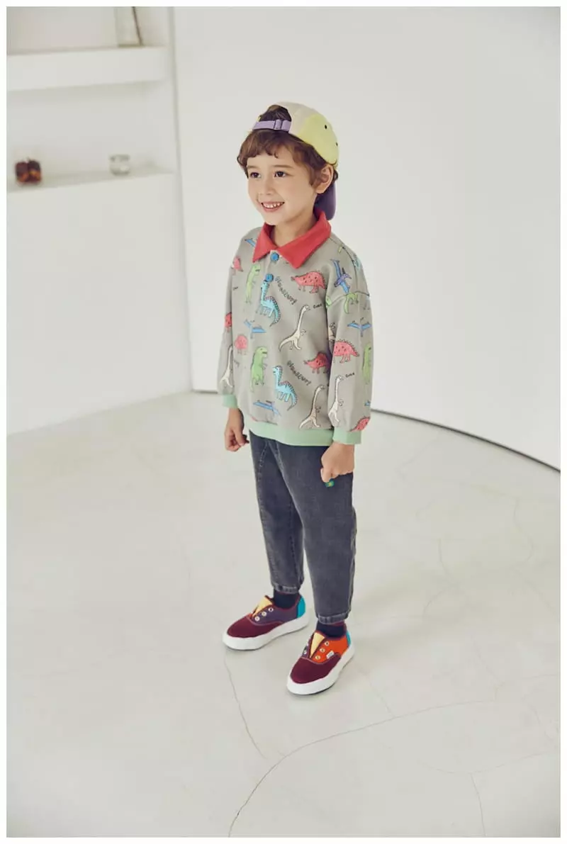 Mimico - Korean Children Fashion - #minifashionista - Color Dino Tee - 12