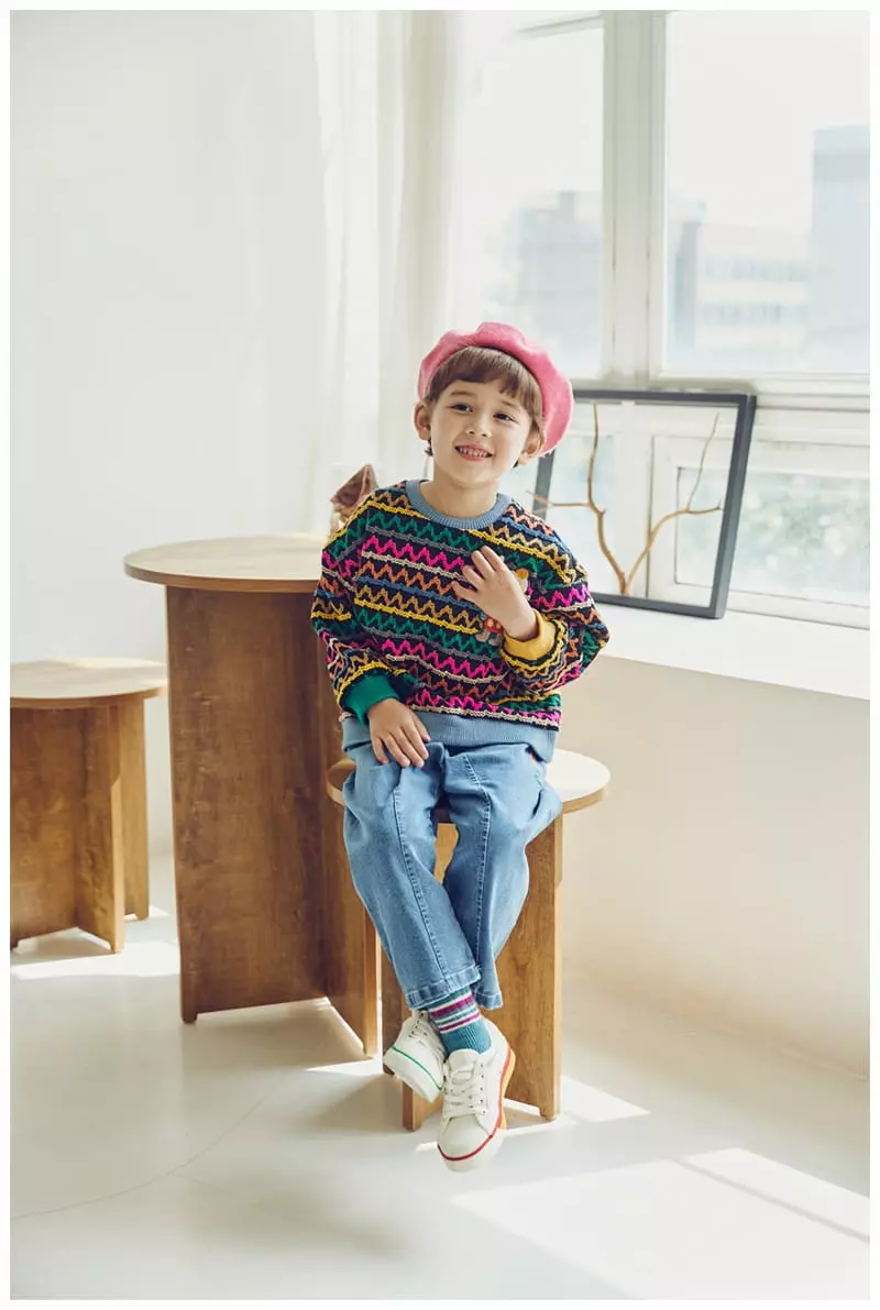Mimico - Korean Children Fashion - #minifashionista - Bear Sweater - 9