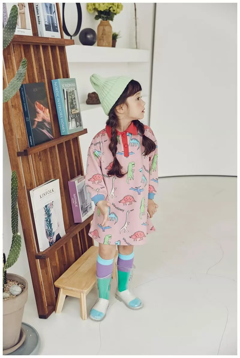 Mimico - Korean Children Fashion - #minifashionista - Dino One-piece - 7