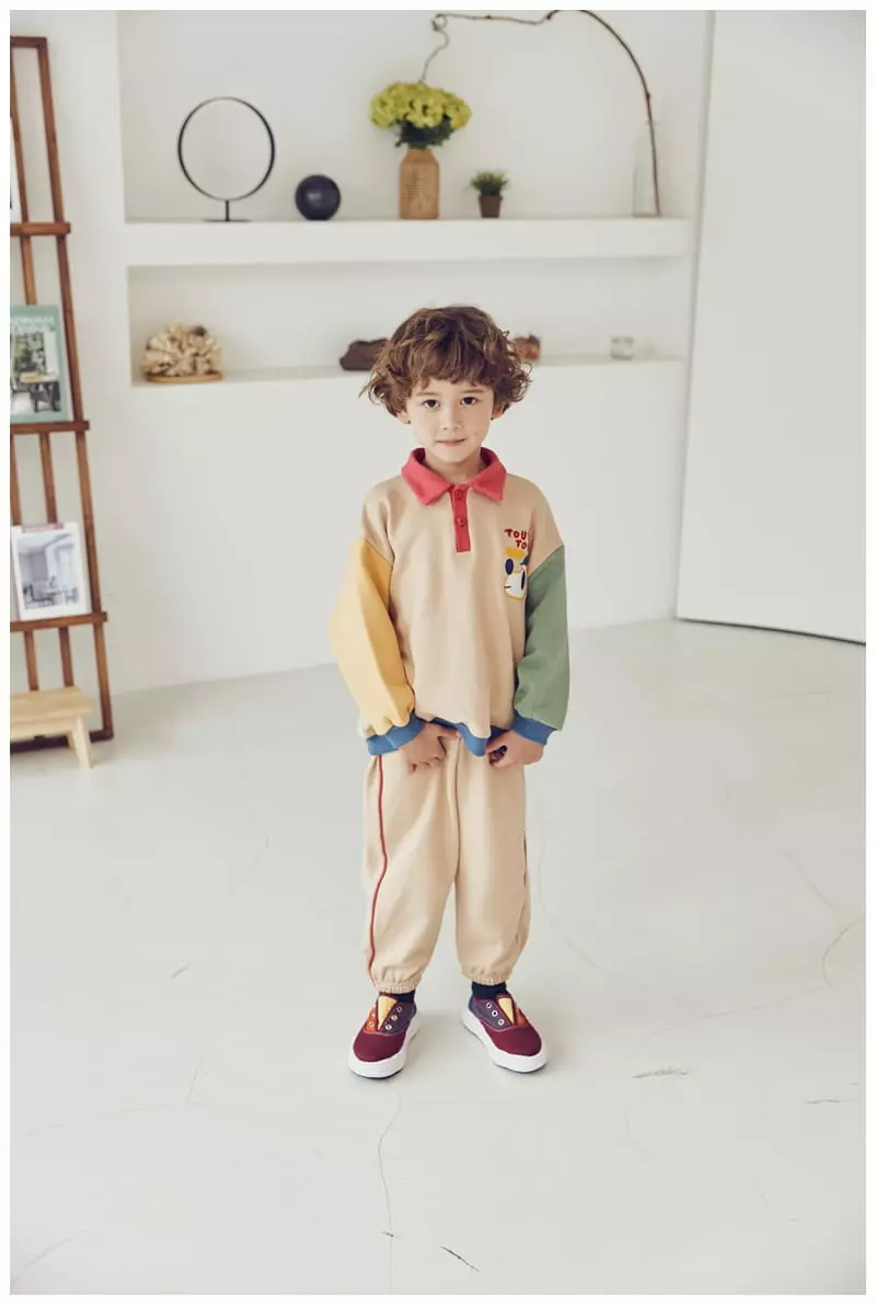 Mimico - Korean Children Fashion - #minifashionista - Ddu Ddu Top Bottom Set - 5