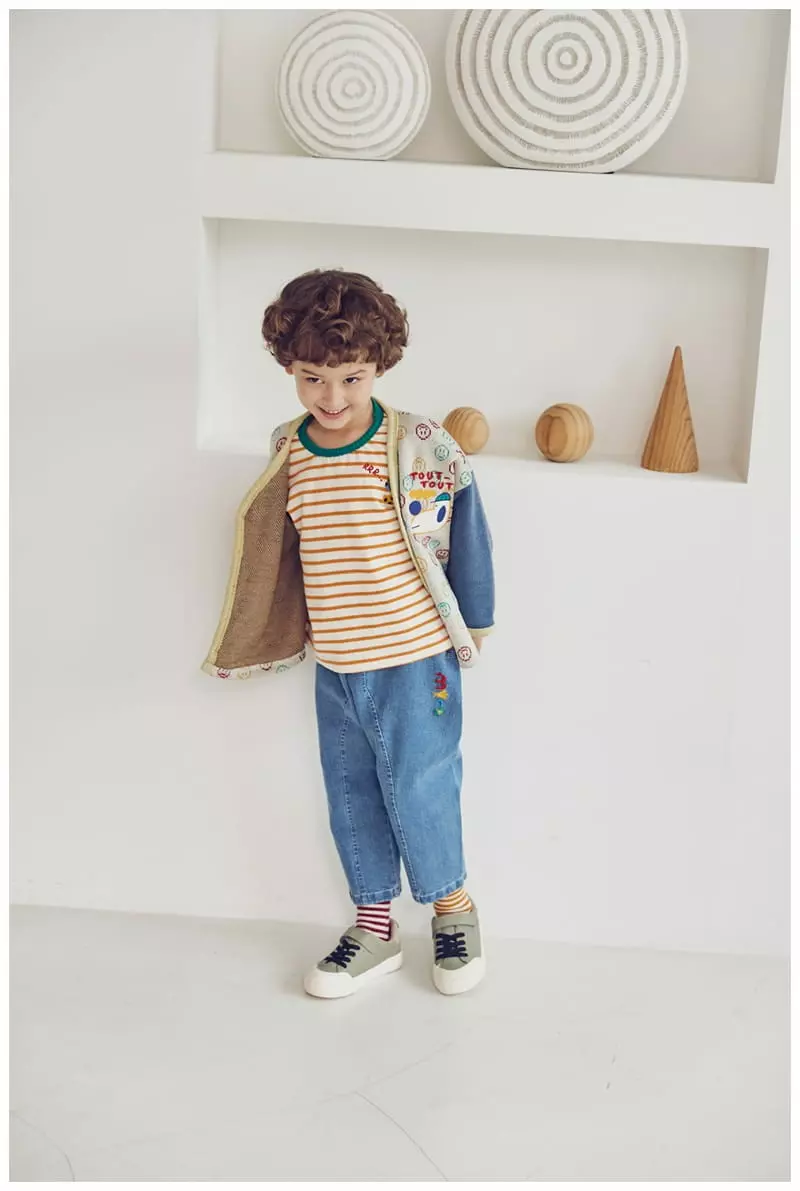 Mimico - Korean Children Fashion - #prettylittlegirls - Ani Stripes Tee - 11
