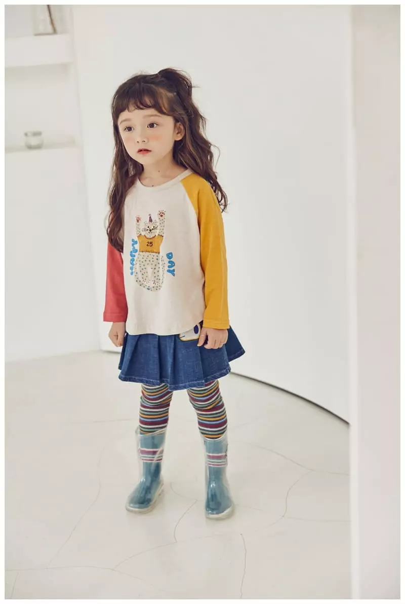 Mimico - Korean Children Fashion - #prettylittlegirls - Ddu Ddu Skirt Leggings - 9