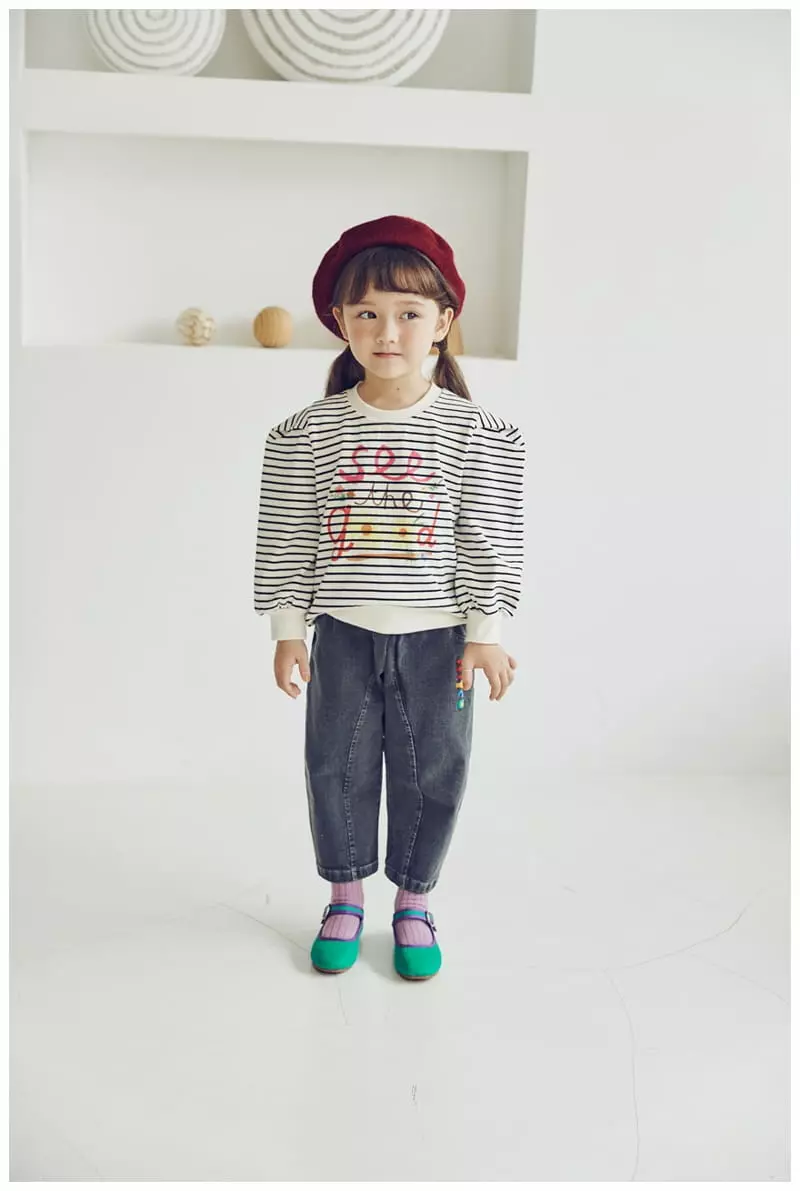 Mimico - Korean Children Fashion - #prettylittlegirls - Happy Flower Tee - 2