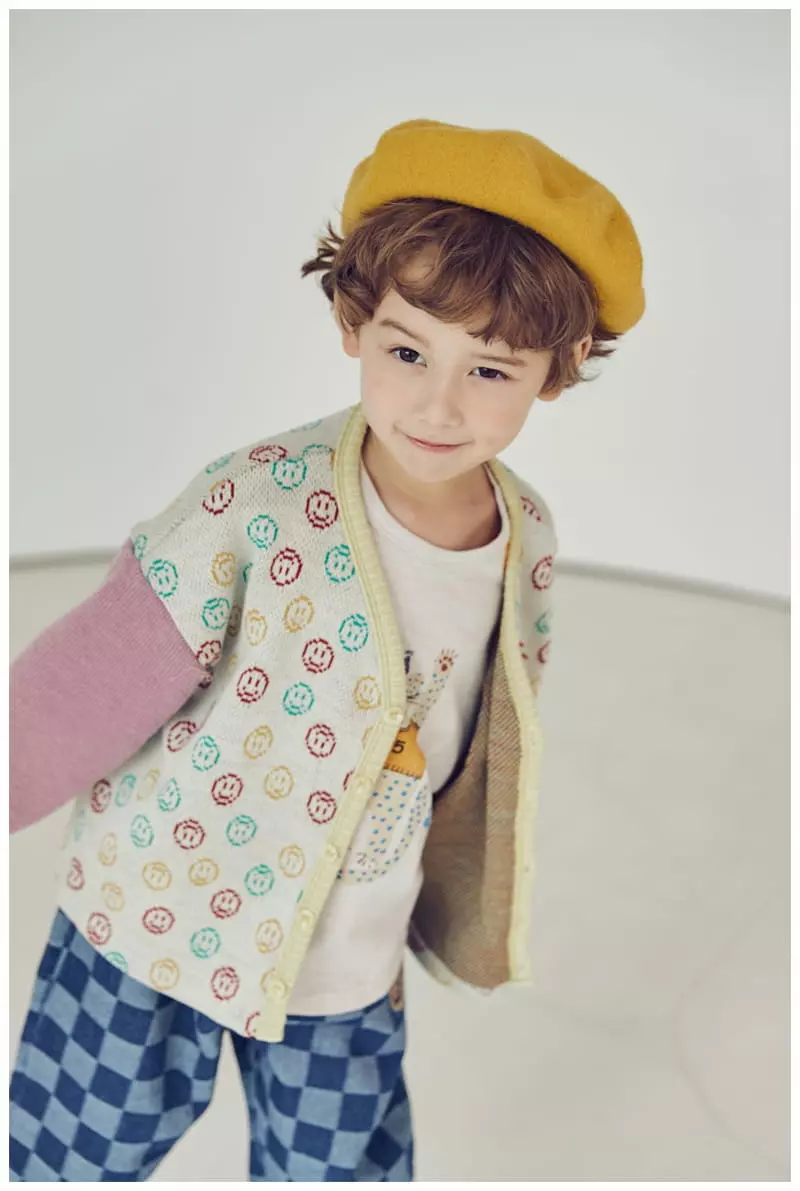 Mimico - Korean Children Fashion - #stylishchildhood - Smile Cardigan - 8