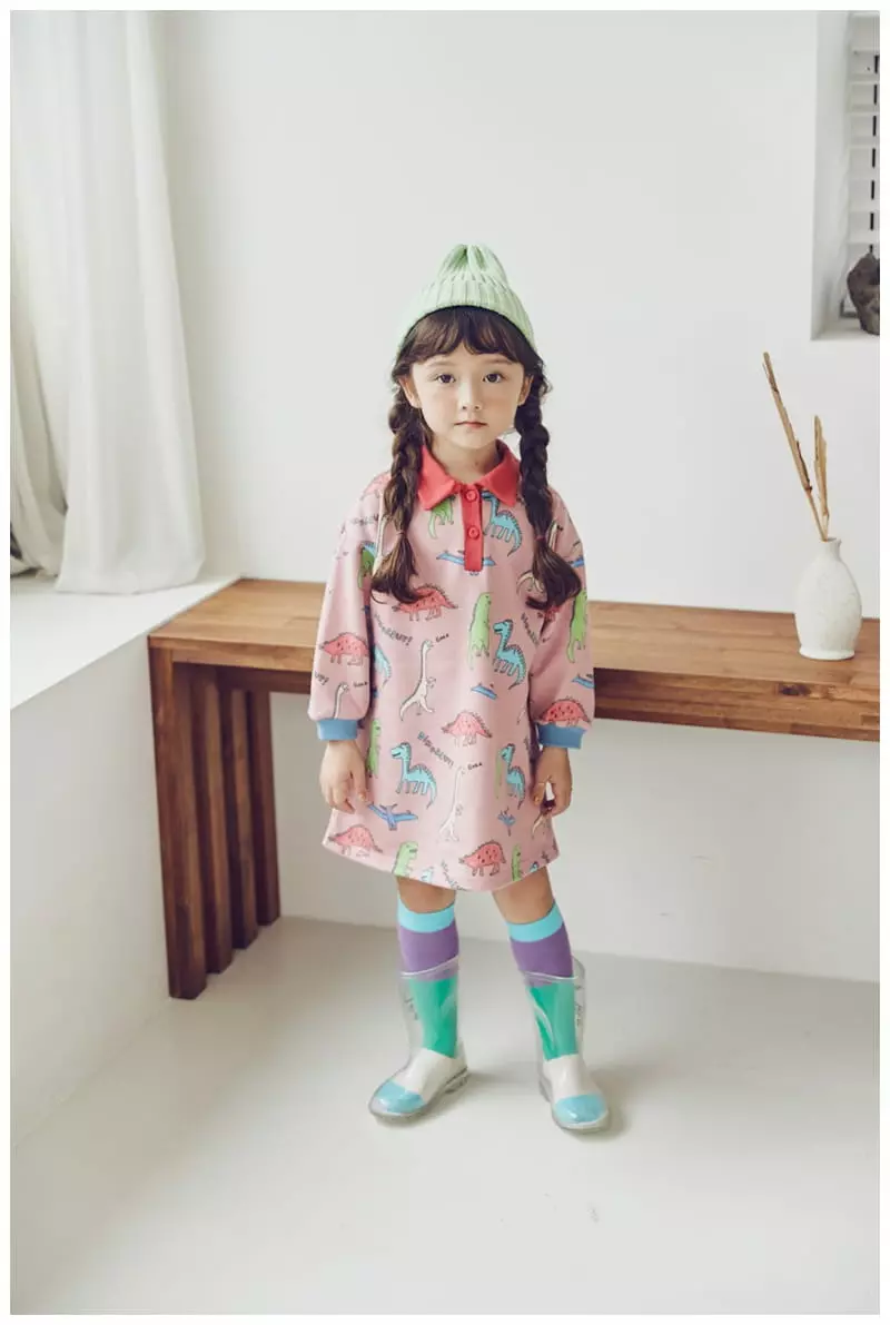 Mimico - Korean Children Fashion - #stylishchildhood - Dino One-piece - 11