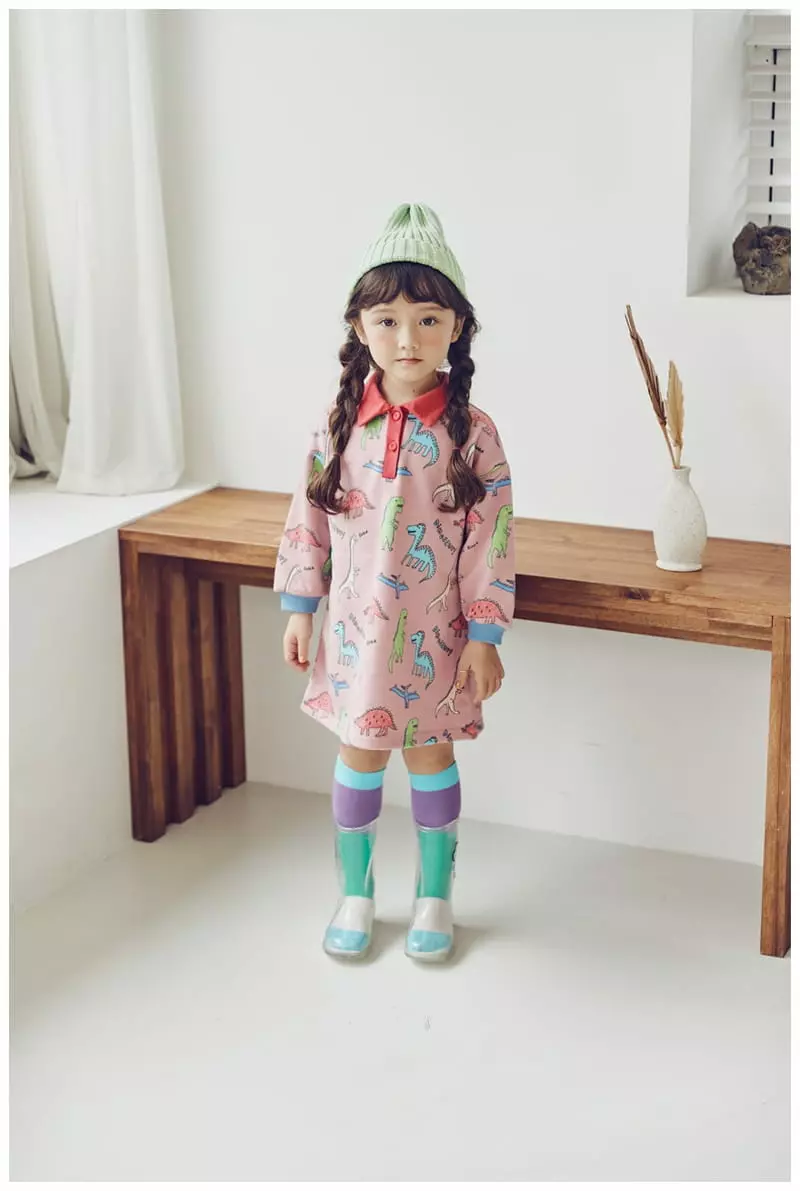 Mimico - Korean Children Fashion - #todddlerfashion - Dino One-piece - 9