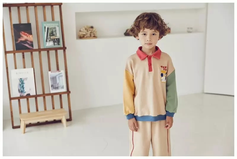 Mimico - Korean Children Fashion - #todddlerfashion - Ddu Ddu Top Bottom Set - 7