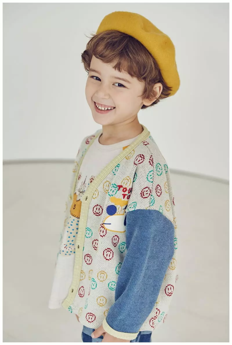 Mimico - Korean Children Fashion - #toddlerclothing - Smile Cardigan - 7