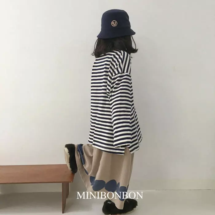 Mini Bongbong - Korean Children Fashion - #Kfashion4kids - Rhythm Stripes Tee - 5