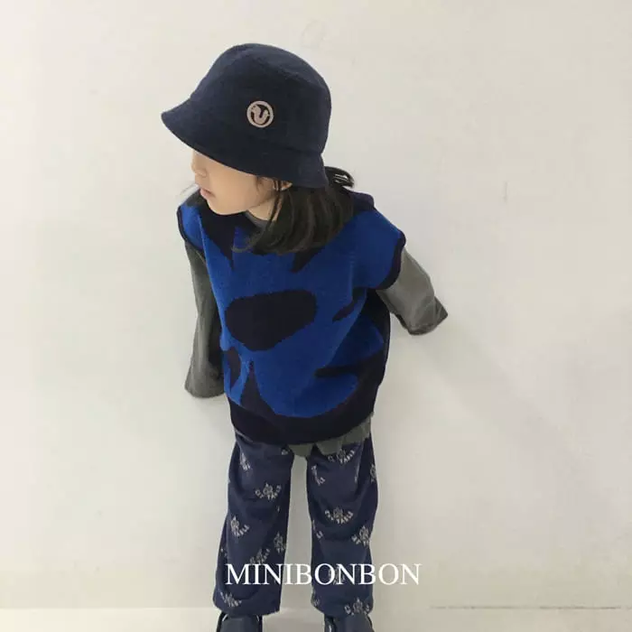 Mini Bongbong - Korean Children Fashion - #Kfashion4kids - Cat Table Pants - 5