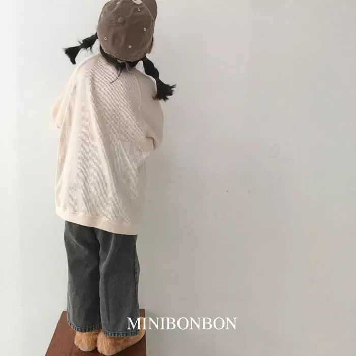 Mini Bongbong - Korean Children Fashion - #Kfashion4kids - Folding Jeans - 3