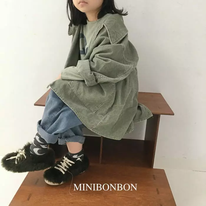 Mini Bongbong - Korean Children Fashion - #childofig - Alpabet Tee - 5
