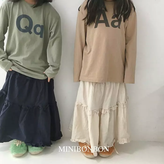 Mini Bongbong - Korean Children Fashion - #childrensboutique - Alpabet Tee - 6