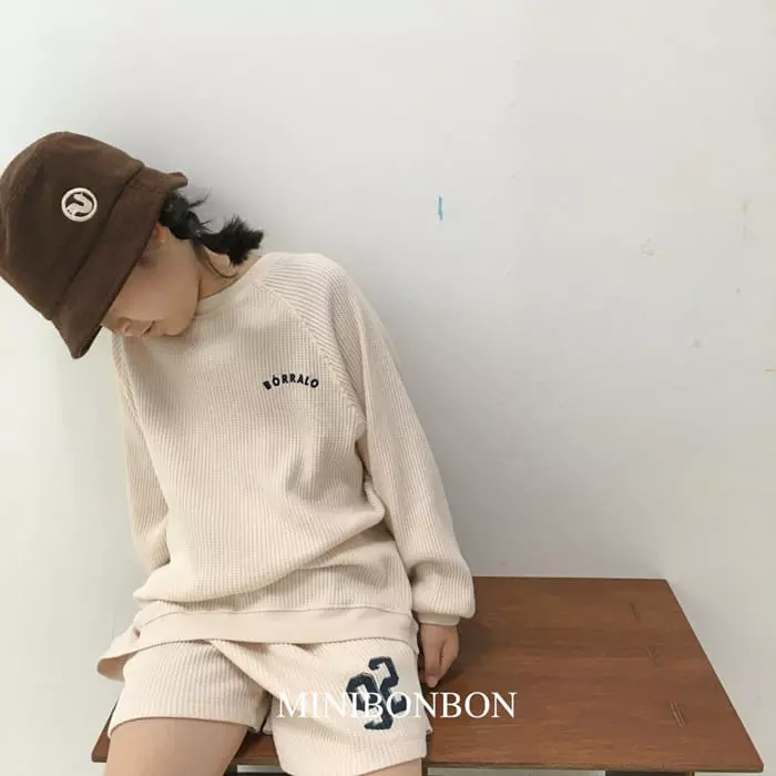 Mini Bongbong - Korean Children Fashion - #designkidswear - Waffle Burn Pants - 3