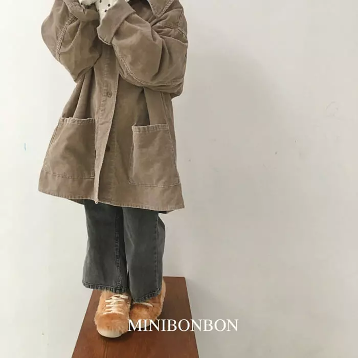 Mini Bongbong - Korean Children Fashion - #designkidswear - Folding Jeans - 11