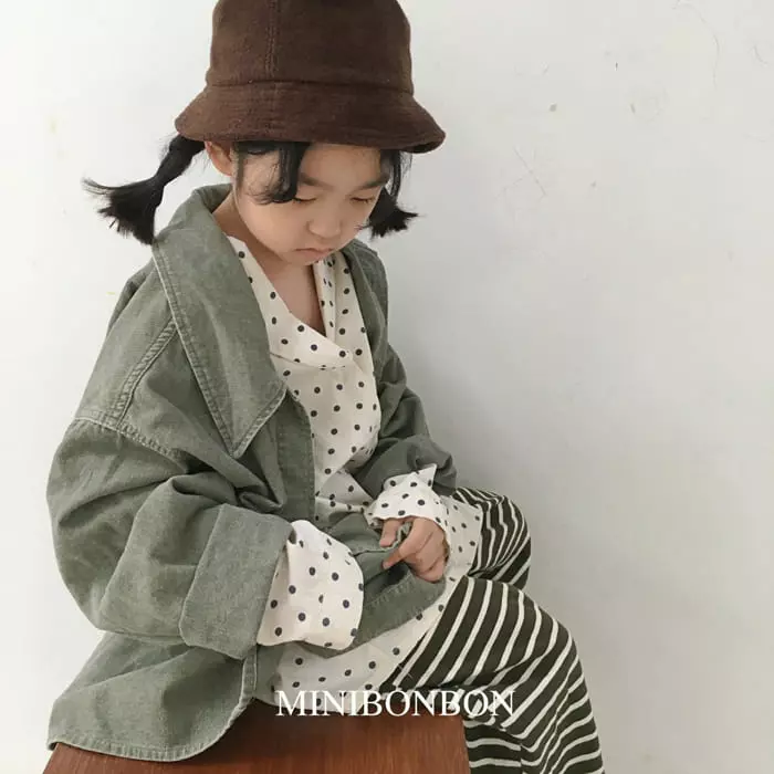 Mini Bongbong - Korean Children Fashion - #fashionkids - Dot Shirt - 6