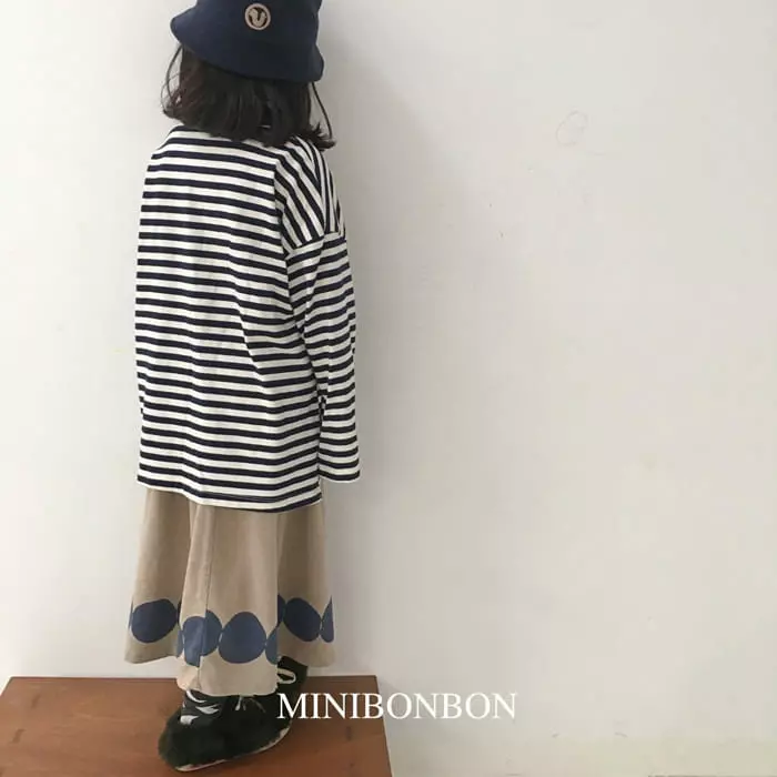 Mini Bongbong - Korean Children Fashion - #littlefashionista - Rhythm Stripes Tee - 6