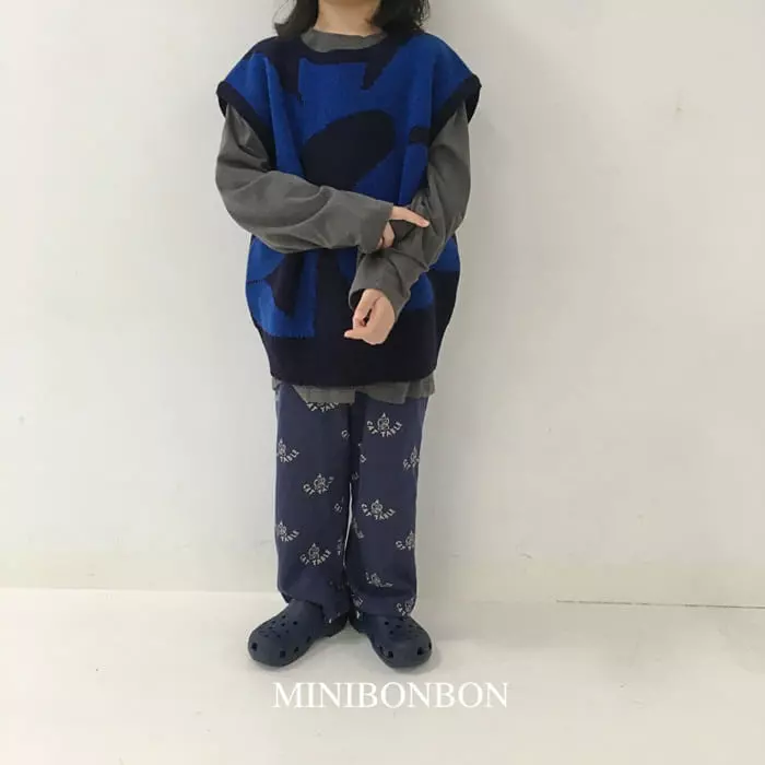 Mini Bongbong - Korean Children Fashion - #littlefashionista - Cat Table Pants - 6
