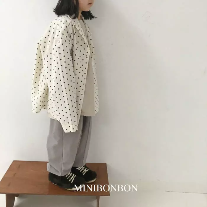 Mini Bongbong - Korean Children Fashion - #magicofchildhood - Dot Shirt - 12