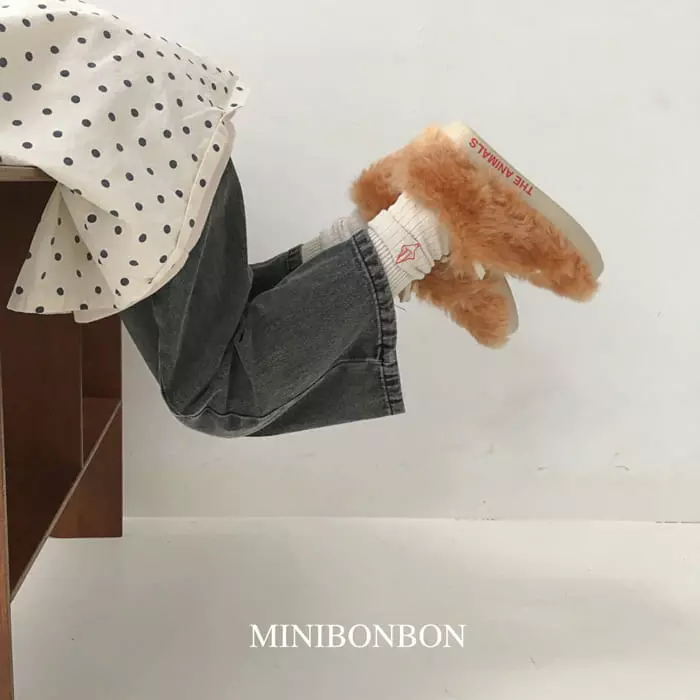 Mini Bongbong - Korean Children Fashion - #magicofchildhood - Folding Jeans - 5