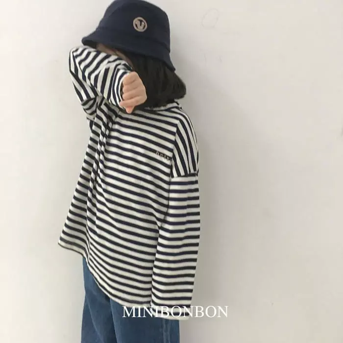 Mini Bongbong - Korean Children Fashion - #stylishchildhood - Rhythm Stripes Tee - 12