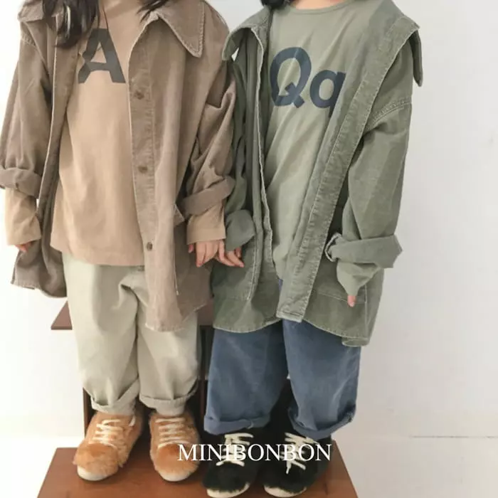 Mini Bongbong - Korean Children Fashion - #toddlerclothing - Alpabet Tee - 3
