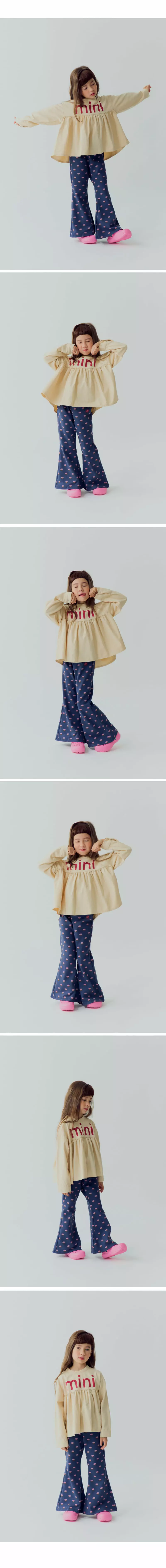 Mini Ps Market - Korean Children Fashion - #childofig - Flower Wide Pants