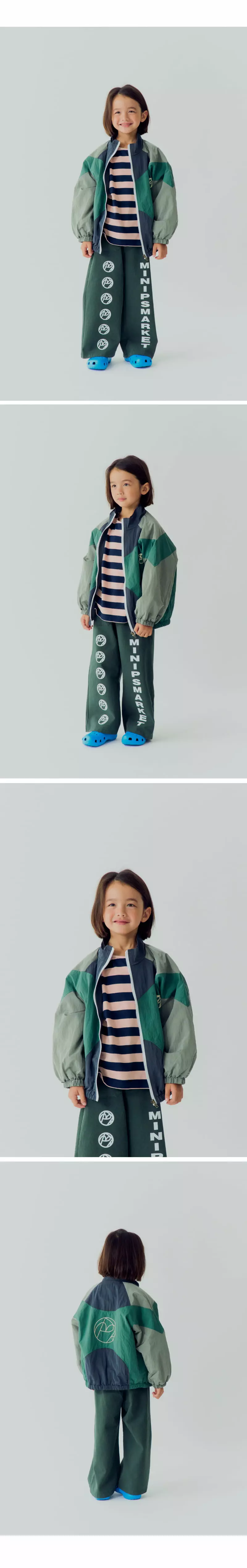 Mini Ps Market - Korean Children Fashion - #fashionkids - Logo Embroidery Anorak - 5
