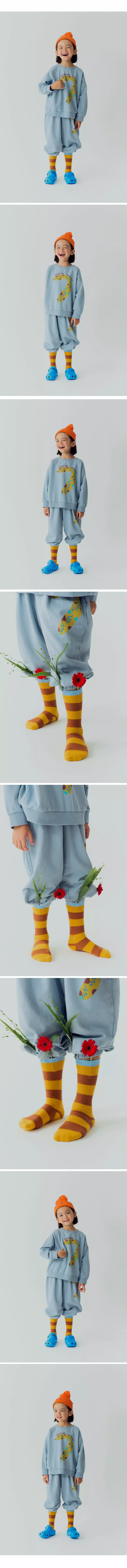 Mini Ps Market - Korean Children Fashion - #minifashionista - Colorful Socks Yellow Brown