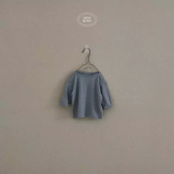 Mini Robe - Korean Baby Fashion - #babyboutique - Peach Piping Tee - 3