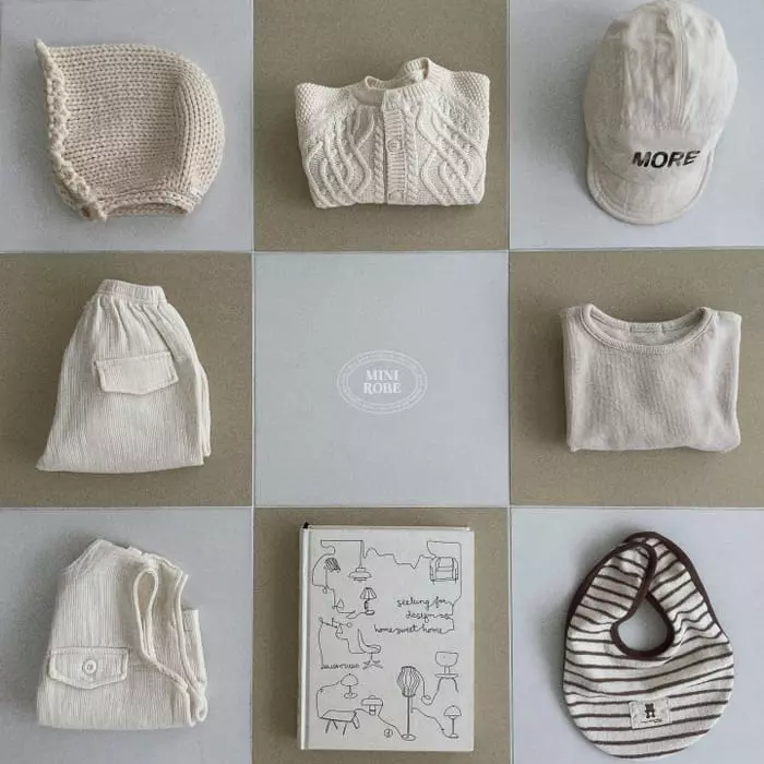 Mini Robe - Korean Baby Fashion - #babyboutique - Bear Bib - 2