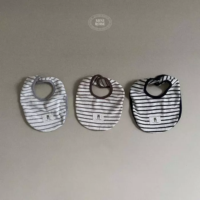 Mini Robe - Korean Baby Fashion - #babyboutique - Bear Bib - 3