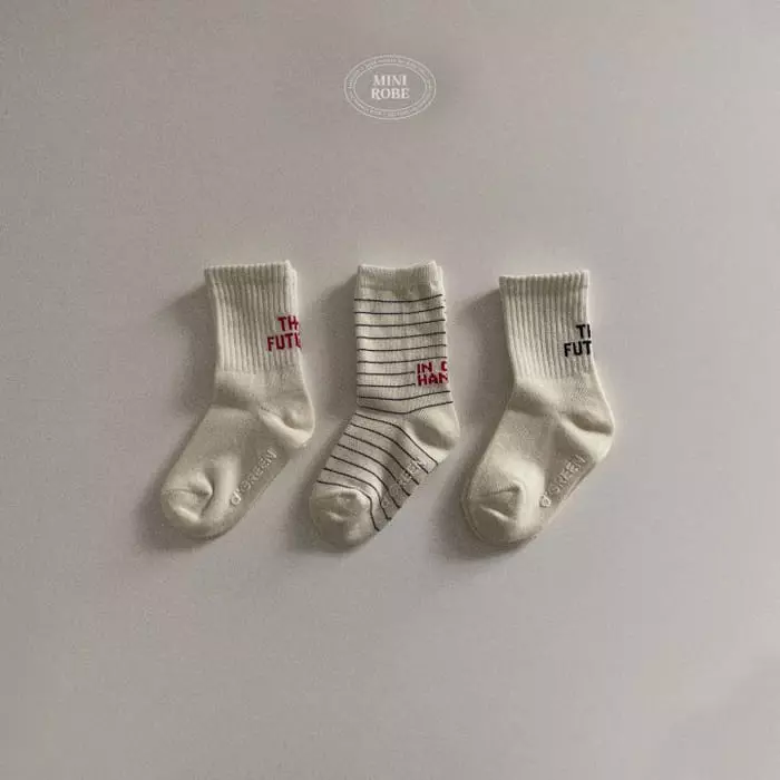 Mini Robe - Korean Baby Fashion - #babyboutique - Future Socks 1~3y - 7