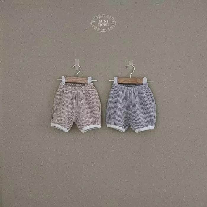 Mini Robe - Korean Baby Fashion - #babyboutique - Big Waffle Pants