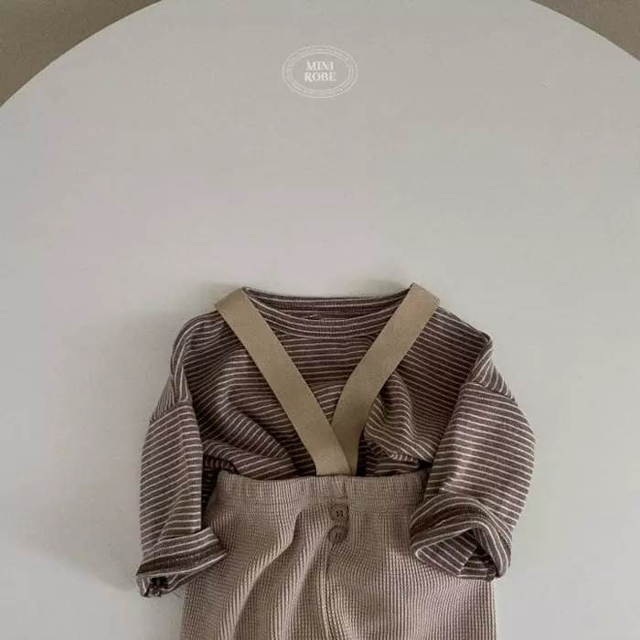 Mini Robe - Korean Baby Fashion - #babyboutiqueclothing - Pin Stripes Shirring Tee - 10
