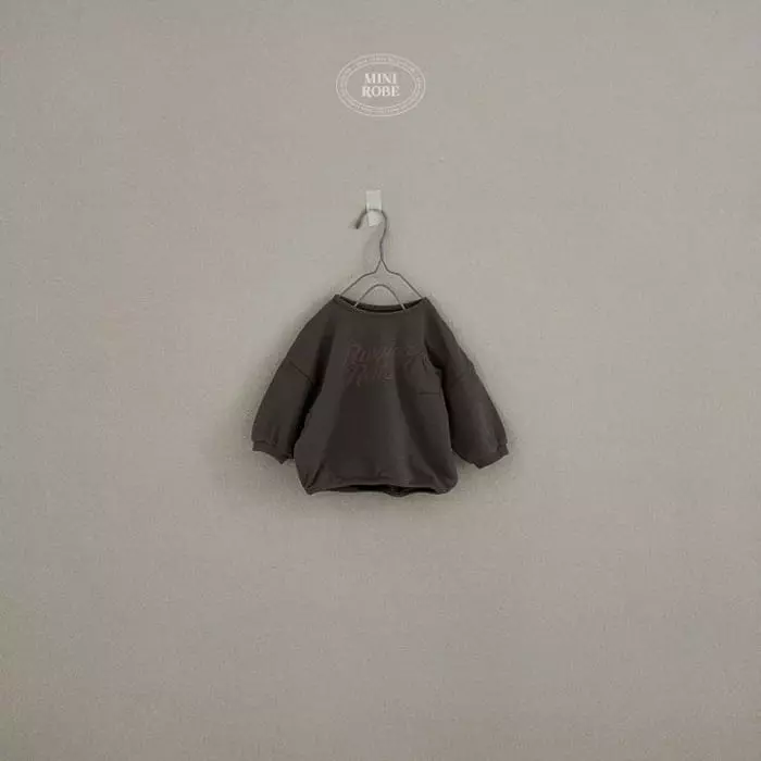 Mini Robe - Korean Baby Fashion - #babyboutiqueclothing - Pocket Loose Sweatshirt - 7