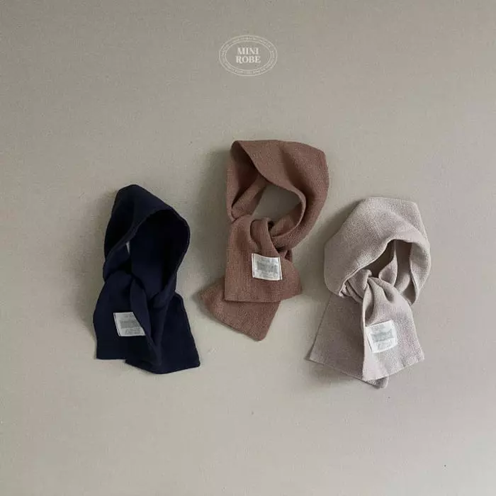 Mini Robe - Korean Baby Fashion - #babyboutiqueclothing - Waffle Muuffler - 5