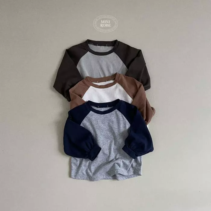 Mini Robe - Korean Baby Fashion - #babyboutiqueclothing - Ever Raglan Tee - 2