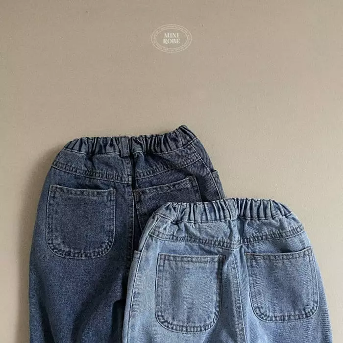Mini Robe - Korean Baby Fashion - #babyboutiqueclothing - Boy Denim Jeans - 7