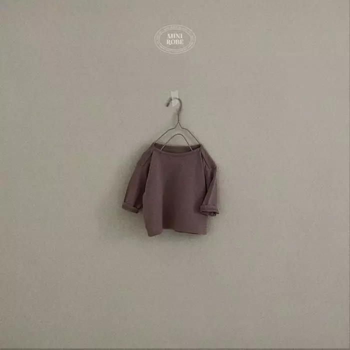 Mini Robe - Korean Baby Fashion - #babyclothing - Peach Piping Tee - 5