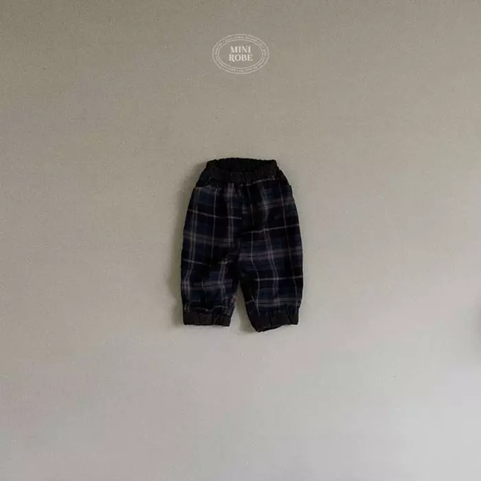 Mini Robe - Korean Baby Fashion - #babyclothing - Pie Check Pants