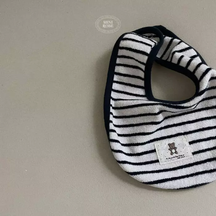 Mini Robe - Korean Baby Fashion - #babyclothing - Bear Bib - 5