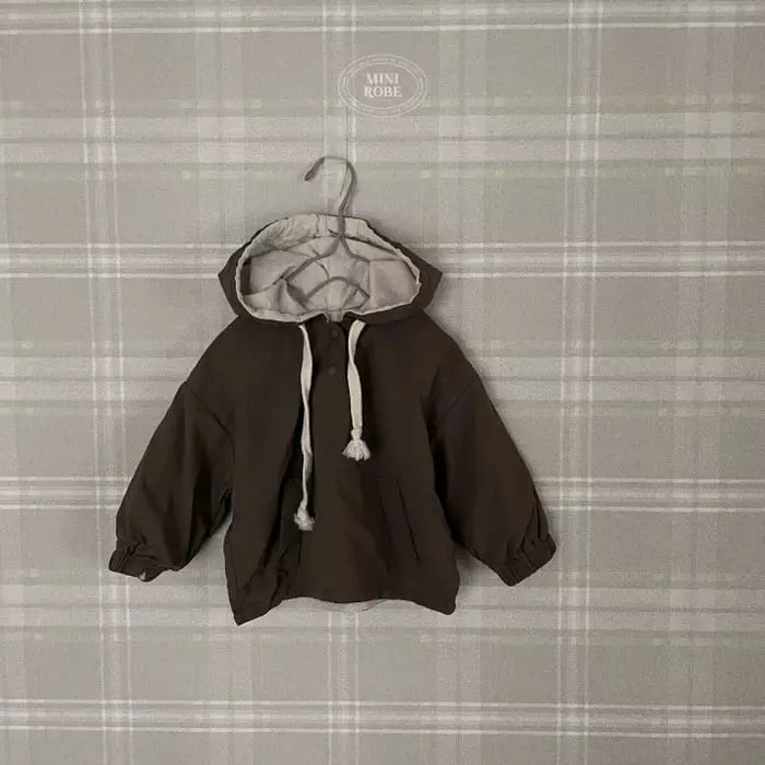 Mini Robe - Korean Baby Fashion - #babyclothing - Hoody Anorak - 12