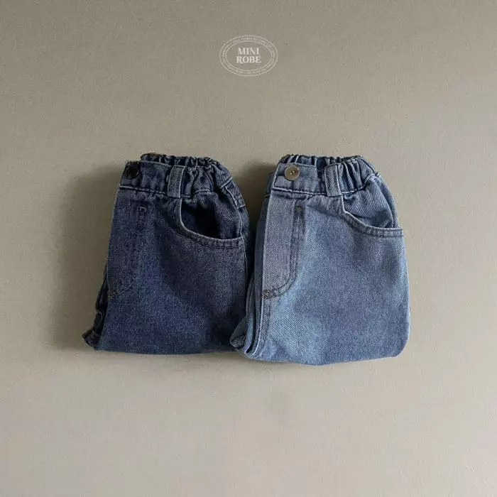 Mini Robe - Korean Baby Fashion - #babyclothing - Boy Denim Jeans - 8
