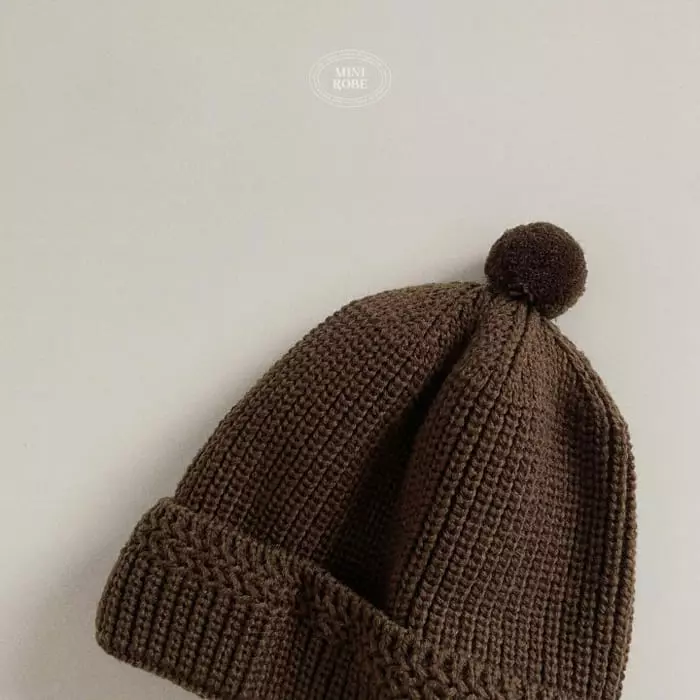 Mini Robe - Korean Baby Fashion - #babyclothing - Pom Pom Beanie 1~3y - 7