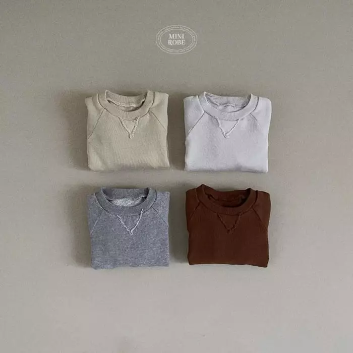 Mini Robe - Korean Baby Fashion - #babyfashion - Alrio Sweatshirt - 9